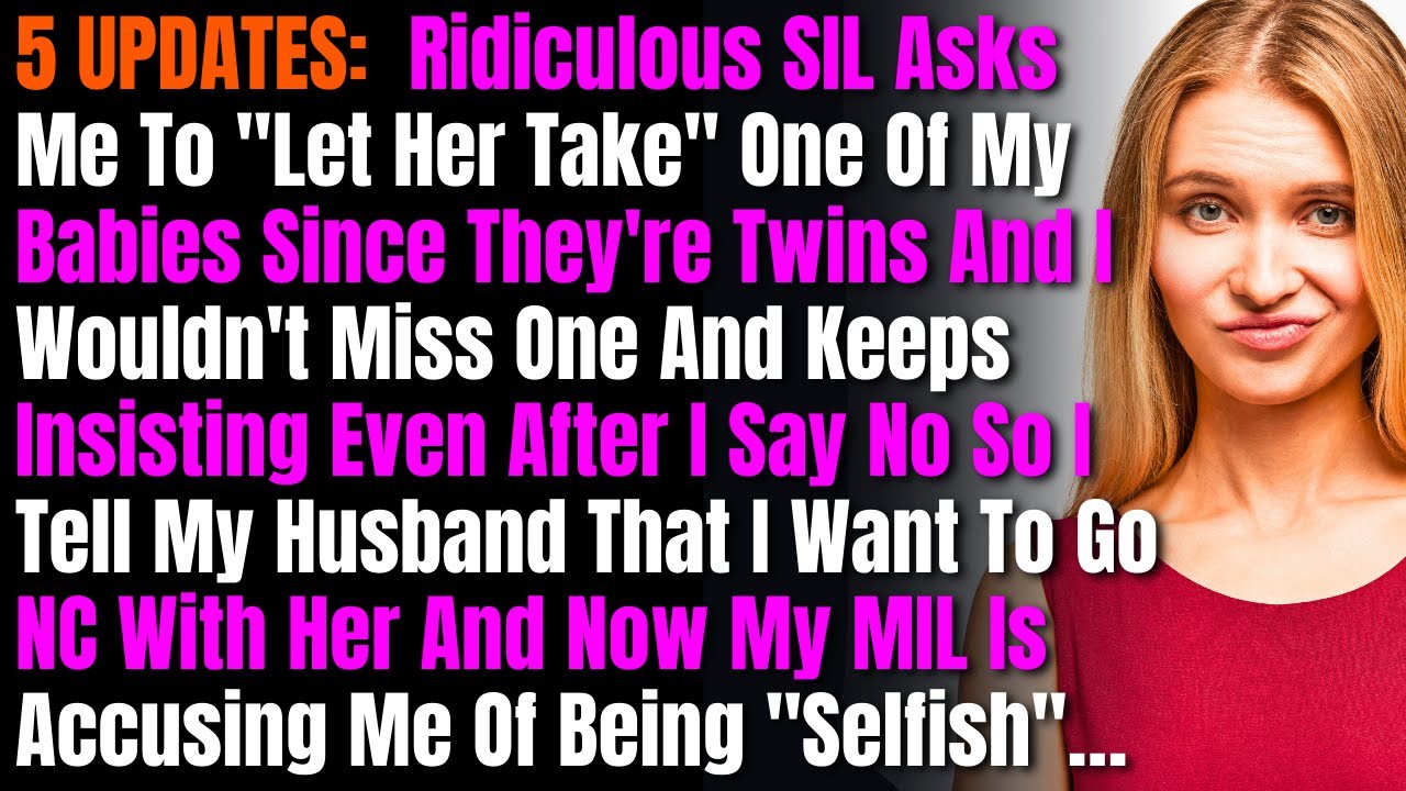 5 ОБНОВЛЕНИЙ: Нелепая SIL просит меня «позволить ей забрать» одного из моих детей, поскольку они ...