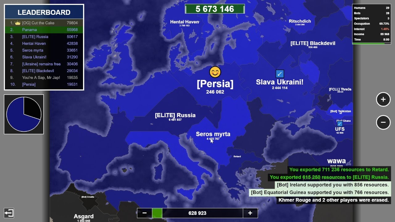 Updated Europe Map Winning Strategy! Territory Games io Territorial