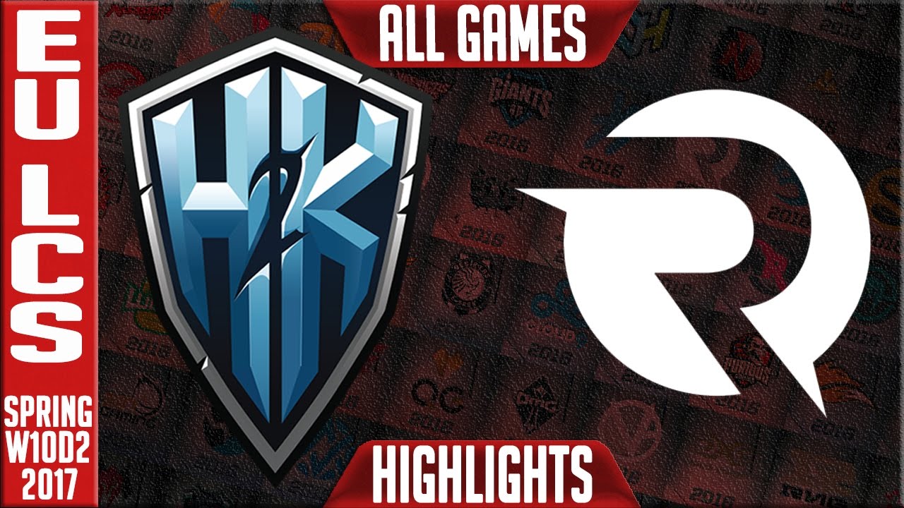 H2k vs Origen All Games Highlights - EU LCS W10D2 Spring 2017 - H2k vs OG All Games