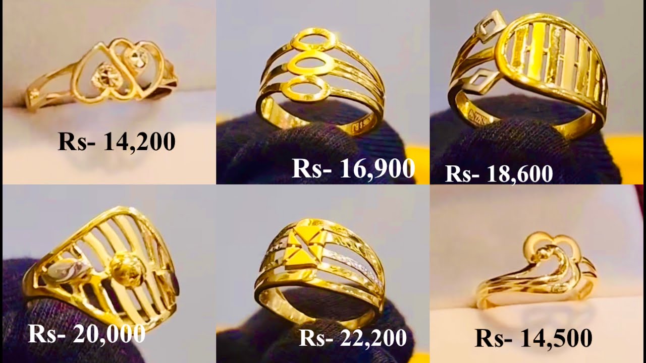Simple Gold Ring Designs with price & weight LIFESTYLE GOLD YouTube