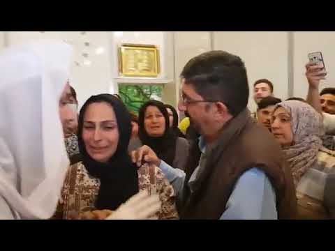 ملا علی جن گیر معجزه نگاه کنید چطور بینای و زبان این خانم به دست اومد