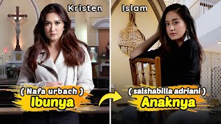 7 Artis Beda Agama dengan Orang Tuanya