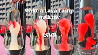 Let’s make a Lava Lamp together! ASMR✨ #asmr #lavalamp #diy #customlavalamp #oozepack