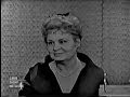 What's My Line? - Shirley Booth; Johnny Carson [panel] (May 27, 1962)