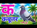 क से कबूतर, अ से अनार a se anar k se kabutar l Hindi varnmala l ABCD क से कबूतर अ से अनार, for kids