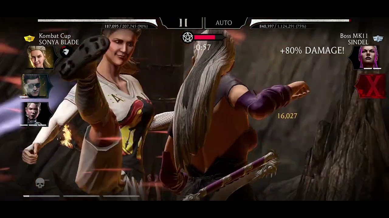 Mk mobile ⚽️ team x Sindel and Kabal  in the kombat cup final [HELLSPAWN 130]