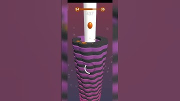 How to play Stack Ball level 34-35 #shorts#short#stackball