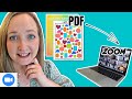 How To Make A PDF Interactive On Zoom | Distance Learning Teacher Tips