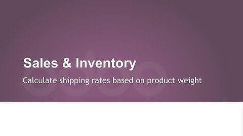 Calculate shipping rates based on product weight