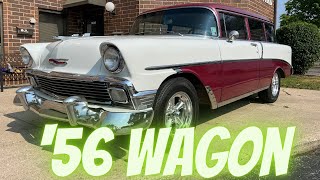 1956 Chevrolet 210 2 Door Wagon  Nicely Upgraded  For Sale!