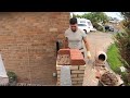brick pier rebuild