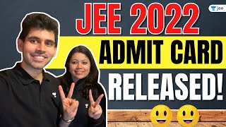 JEE 2022 Admit Card Released! | JEE Main 2022 Admit Card Breaking News