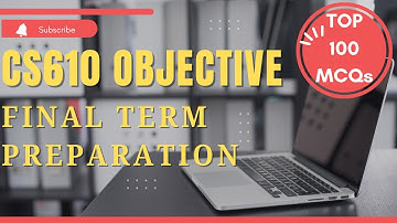 CS610 Computer Networks | Final Term Preparation|  Objective | Top 100 MCQs
