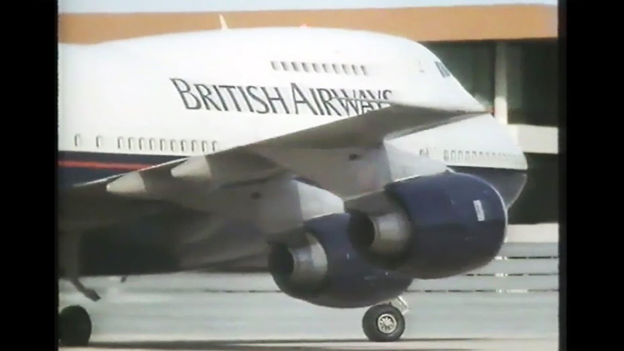 1990 Jet Jockeys Inside British Airways Boeing 747 200 Flight