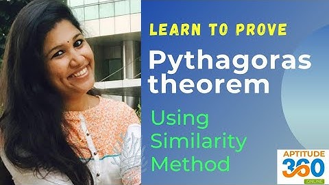 Grade 10 | Pythagoras theorem proof using similarity | Geometry | Aptitude360