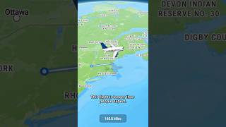 Distance from New York to London is over 3,500 miles by plane? #newyork #london #aviation #shorts