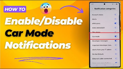 📱 How to Enable/Disable Car Mode Notifications 🚗 on Galaxy S25/S25+/Ultra