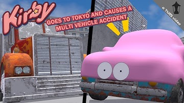Kirby goes to Tokyo and causes a Multi Vehicle Accident (Shockhat734 Collab Entry)