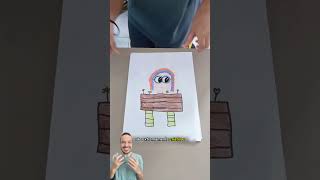 Creative drawings from little eyes! #shorts #drawing #paper