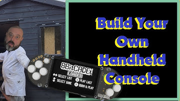 8BitCadeXL DIY build your own console. Handheld games console, beginners solder practice. 8bitcade