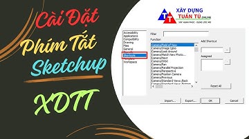 Cài Đặt Bộ Phím tắt XDTT Trong Sketchup | Khóa học Plugin Nâng Cao
