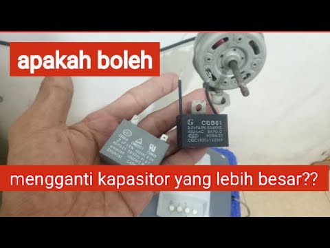 Video: Bolehkah saya menggantikan kapasitor dengan kapasitans yang lebih rendah?