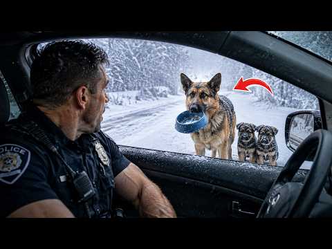A Cop Fed a Pregnant Stray Every Morning—Then One Day, She Vanished