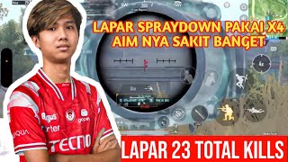 TAK DI RAGUKAN AIM BTR LAPAR JARAK JAUH & DEKAT EMANG SAKIT -GAMEPLAY LAPAR 23 KILLS SENDIRI