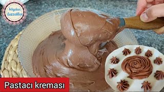 Çi̇kolatali Pastaci Kremasi Tüm Pastalar İçi̇n İpek Gi̇bi̇ Çi̇kolatali Krema Tari̇fi̇