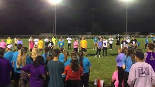 Lexington Homecoming Spirit Night 2021 football and cheerleader dance