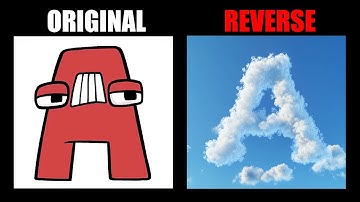 Reverse Alphabet Lore But Made Up Of Cloud (A-Z...) - All Alphabet Lore Meme Animation | TD Rainbow