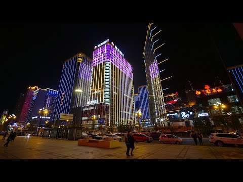 Futuristic City in The Mountains of Xining China - 4K VLOG 149