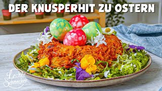 Dieses knusprige Nest ist der Star beim Osterfrühstück!