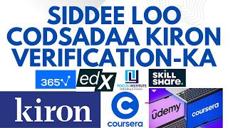 Siddee Loo Helaa Kiron VERIFICATION  Coursera