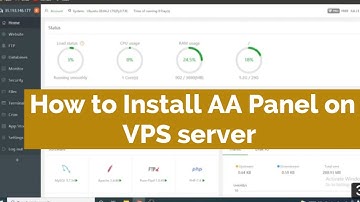 How to Install AA panel on VPS Server for Waziper