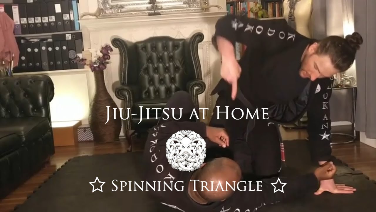 BJJ at Home - The Spinning Triangle choke - Back attack - YouTube