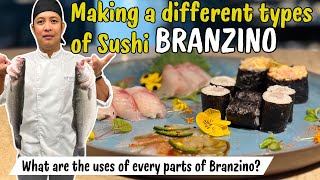 HOW TO MAKE A DIFFERENT TYPES OF SUSHI SEA BASS | BRANZINO by Chef Miller Ramos - Pinoy Sushi Artist 1,287 views 1 month ago 8 minutes, 5 seconds