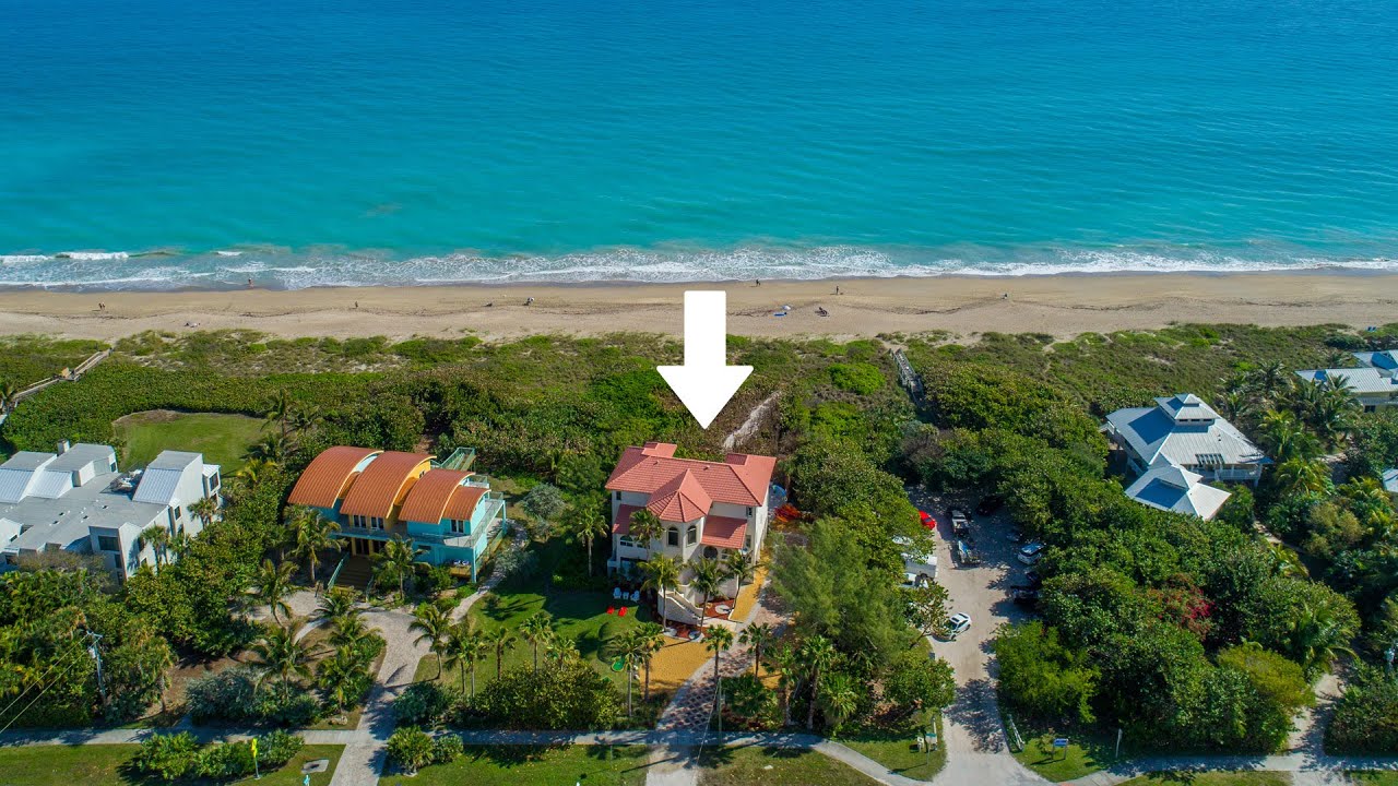 "Del Mar al Cielo", a luxury oceanfront rental in Stuart FL, from Beach