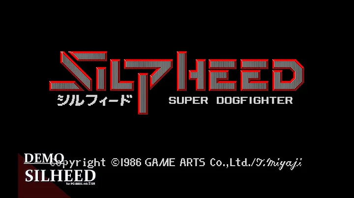 【Demo】PC-8801 SILPHEED （シルフィード） レトロゲーム