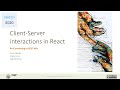 WA1-2020-L26: Client-Server interactions in React