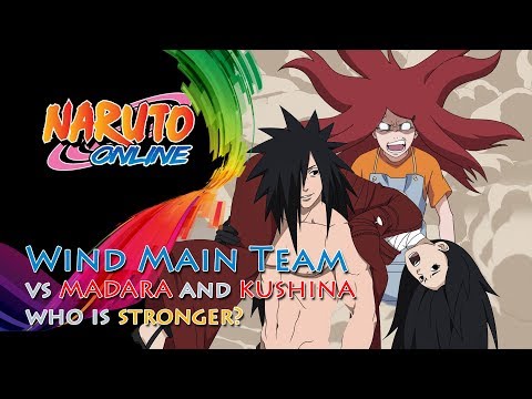 Naruto Online - Wind Main vs Madara and Kushina | Sage Battlefields  @AnimezisTV