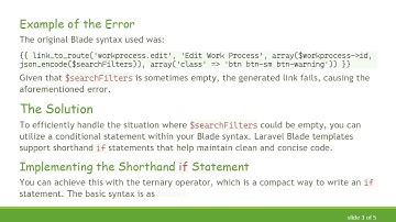 How to Use if Statements Within Blade Syntax in Laravel