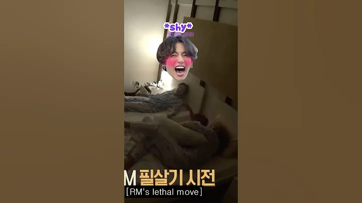 Jungkook Wanted To Sleep With RM But Shyly Turned Away When RM Tried To Hug Him 🤣🥰 #shorts #bts