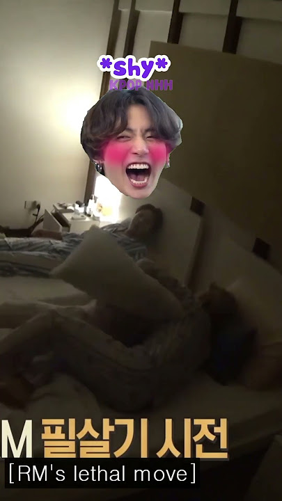 Jungkook Wanted To Sleep With RM But Shyly Turned Away When RM Tried To Hug Him 🤣🥰 #shorts #bts