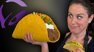 Making A Giant Crunchy Taco Was Not Easy! 😓.