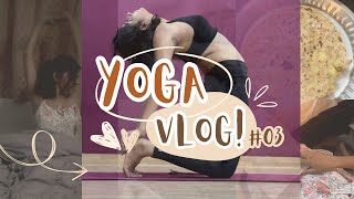I Woke up at 3am (back to routine) and followed my yoga routine
