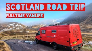 On the Road Again! // Van Life as a Family in Scotland 