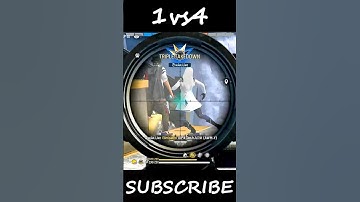 1vs4//Can I clutch whole squad with double AWM in #freefire #shorts #streamrolldevil