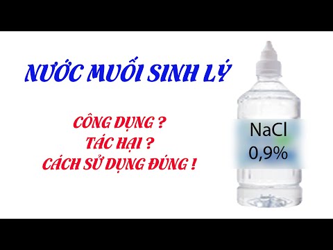Video Công Dụng Nước Muối Sinh Lý / Cách Sử Dụng Nước Muối... - youtube