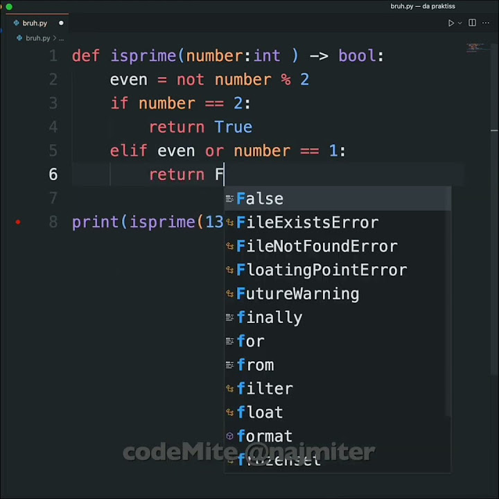 Python Program - Prime Number Checker but FASTER! #tutorial #python ...